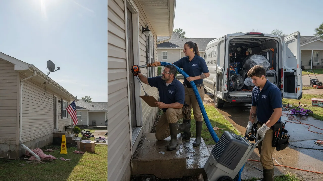Ceiling Water Damage Restoration in Houston, MN near me